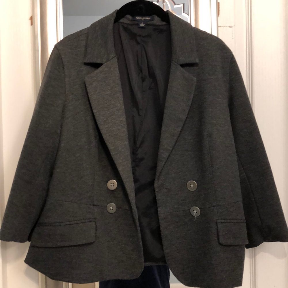Banana Republic gray blazer